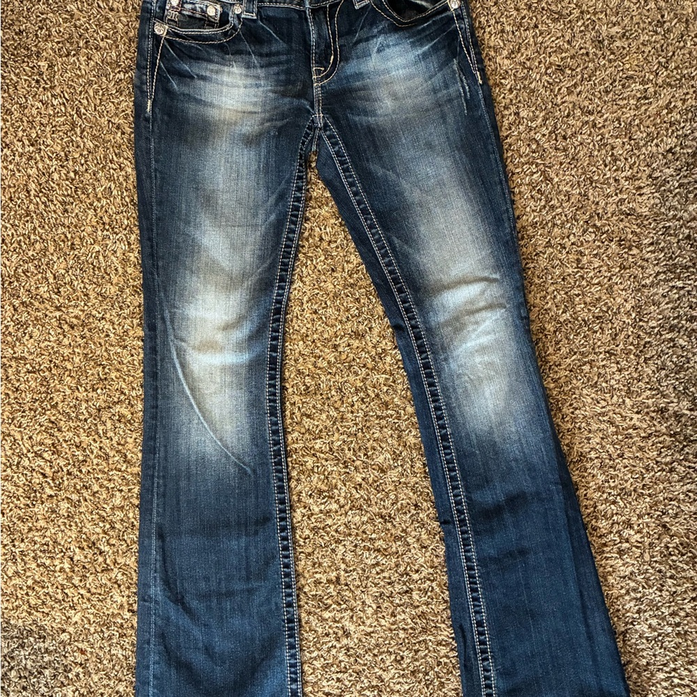 Miss Me Dark Blue Boot Cut Jeans